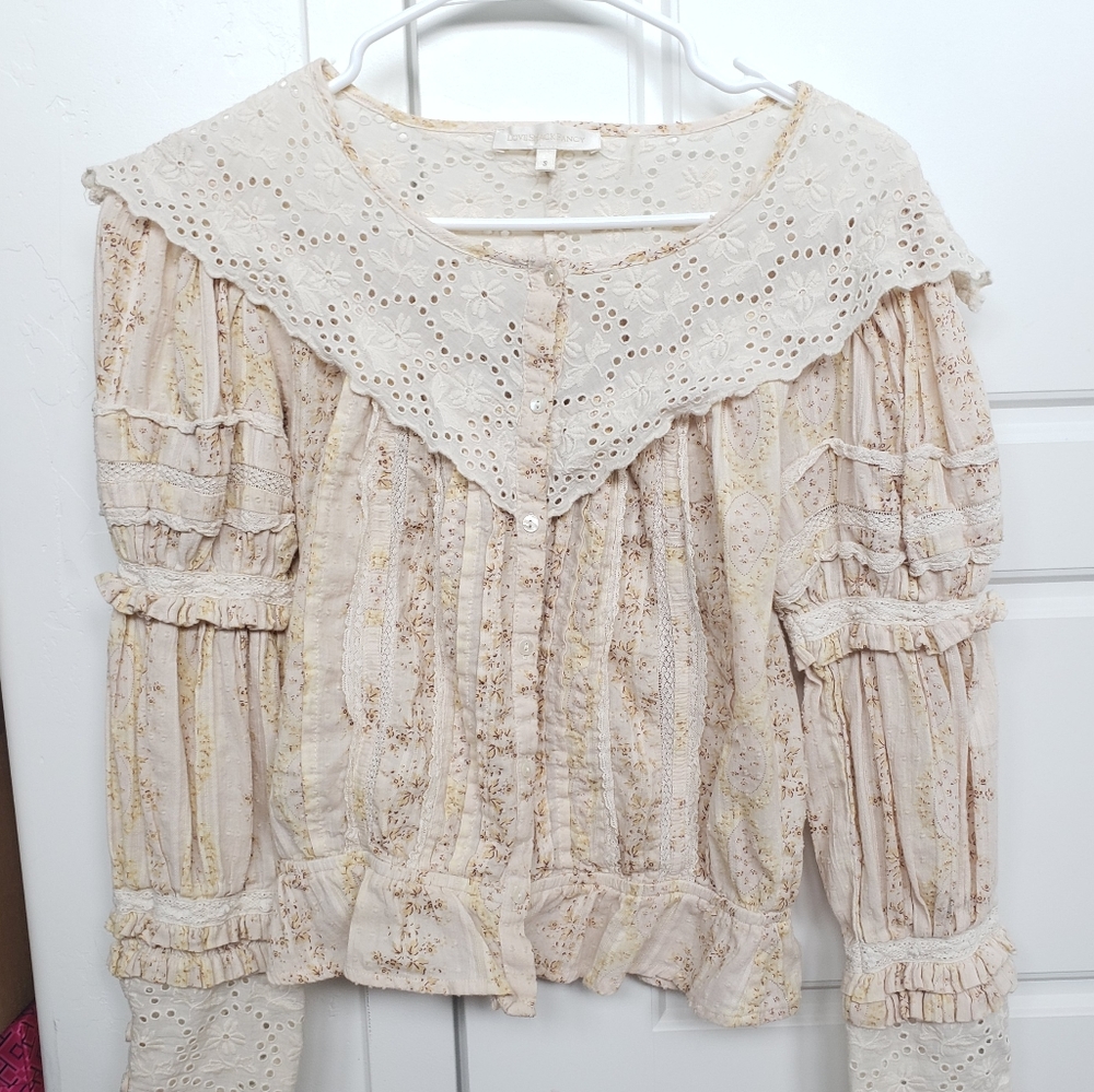 LoveShackFancy Floral top